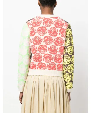 Tory Burch 花柄モチーフジップアップカーディガン - サムネイル4