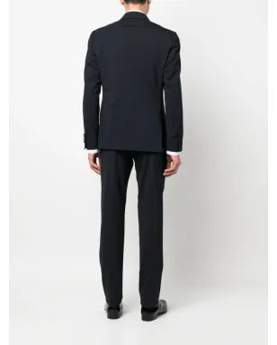 Lardini ダブルブレスト ウールスーツ - ブルー - サムネイル4