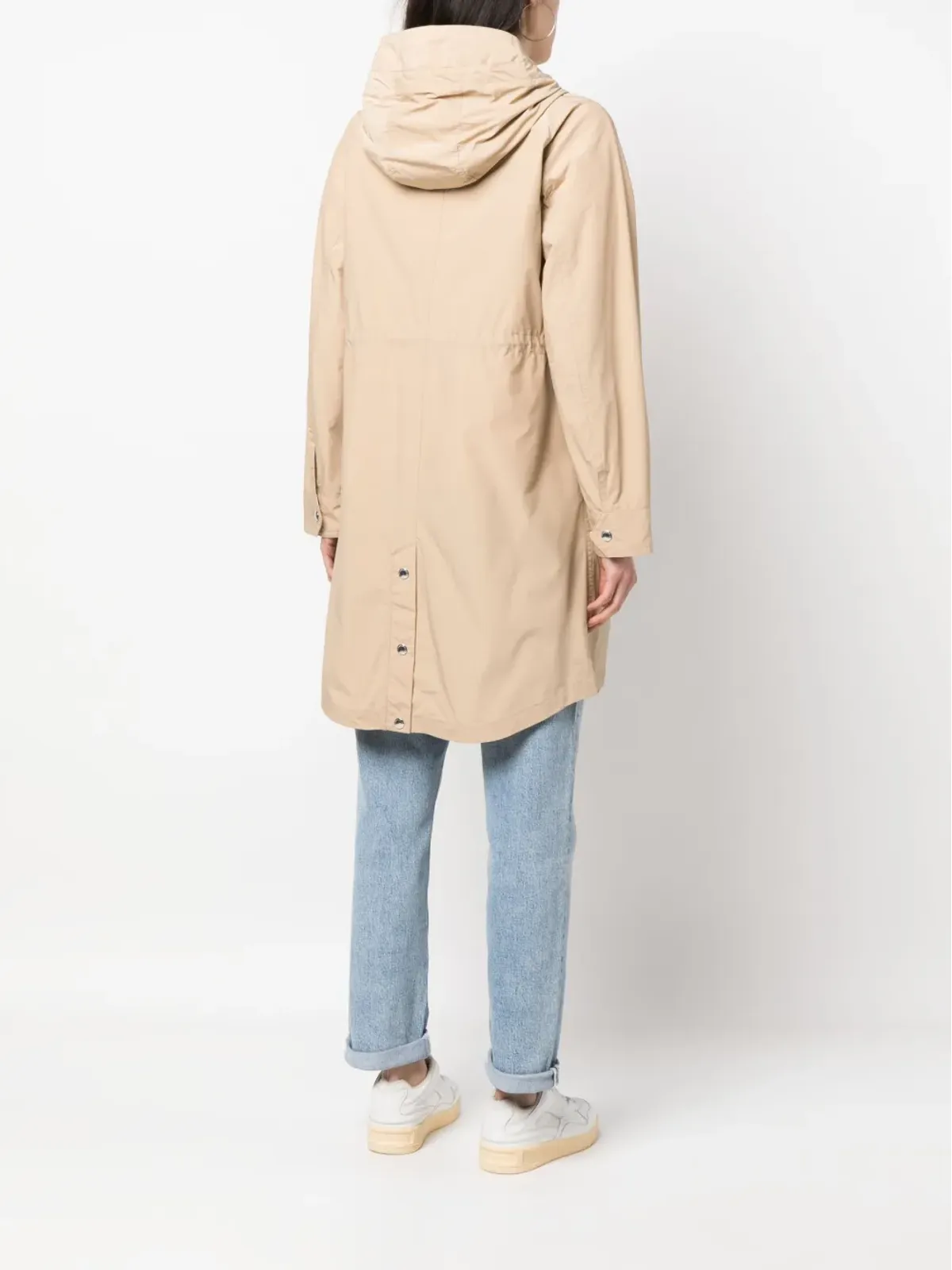 Woolrich フード付きミディ丈コート - 画像4