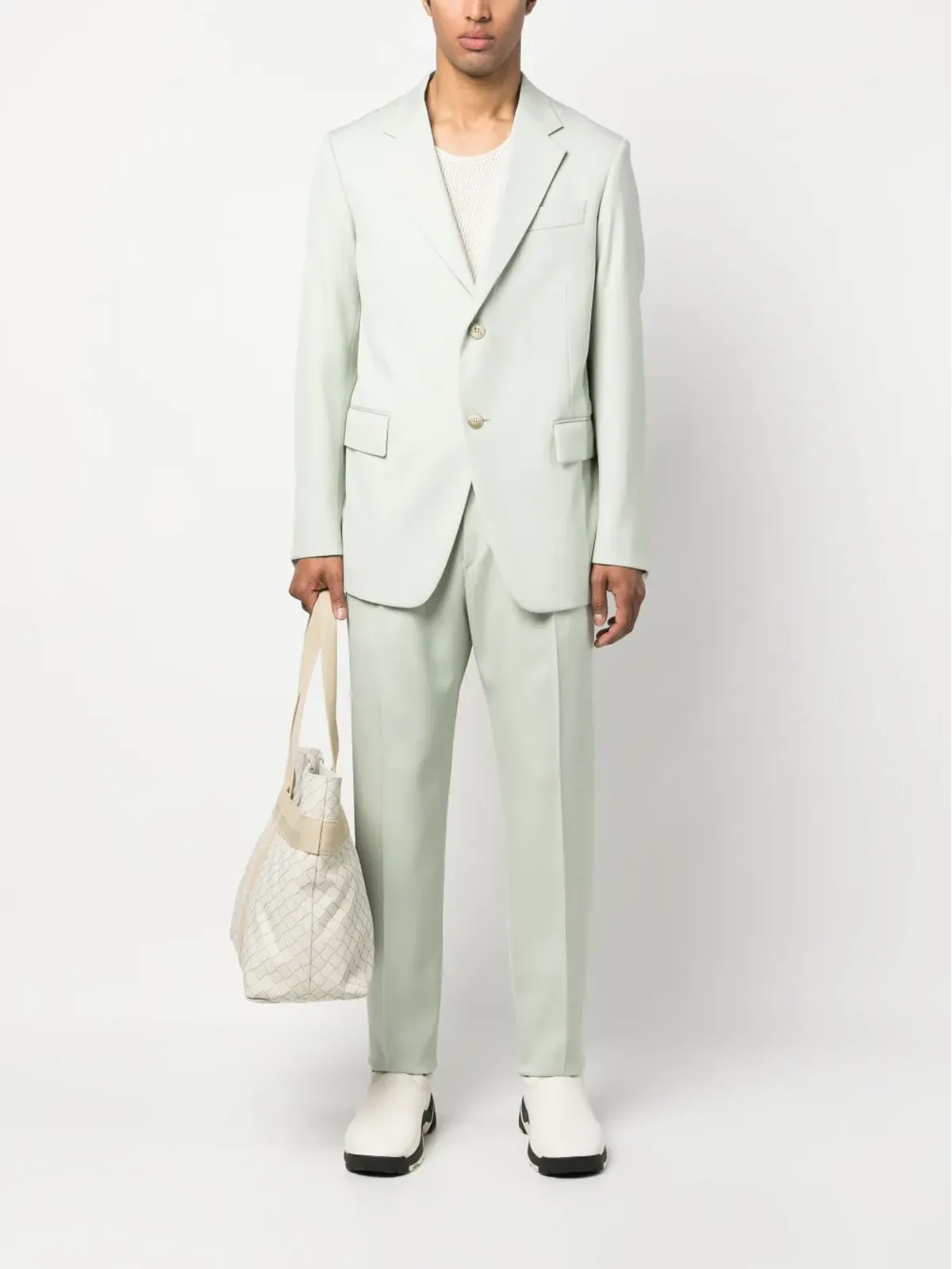 Lanvin プレスドクリース テーラードパンツ - 画像2