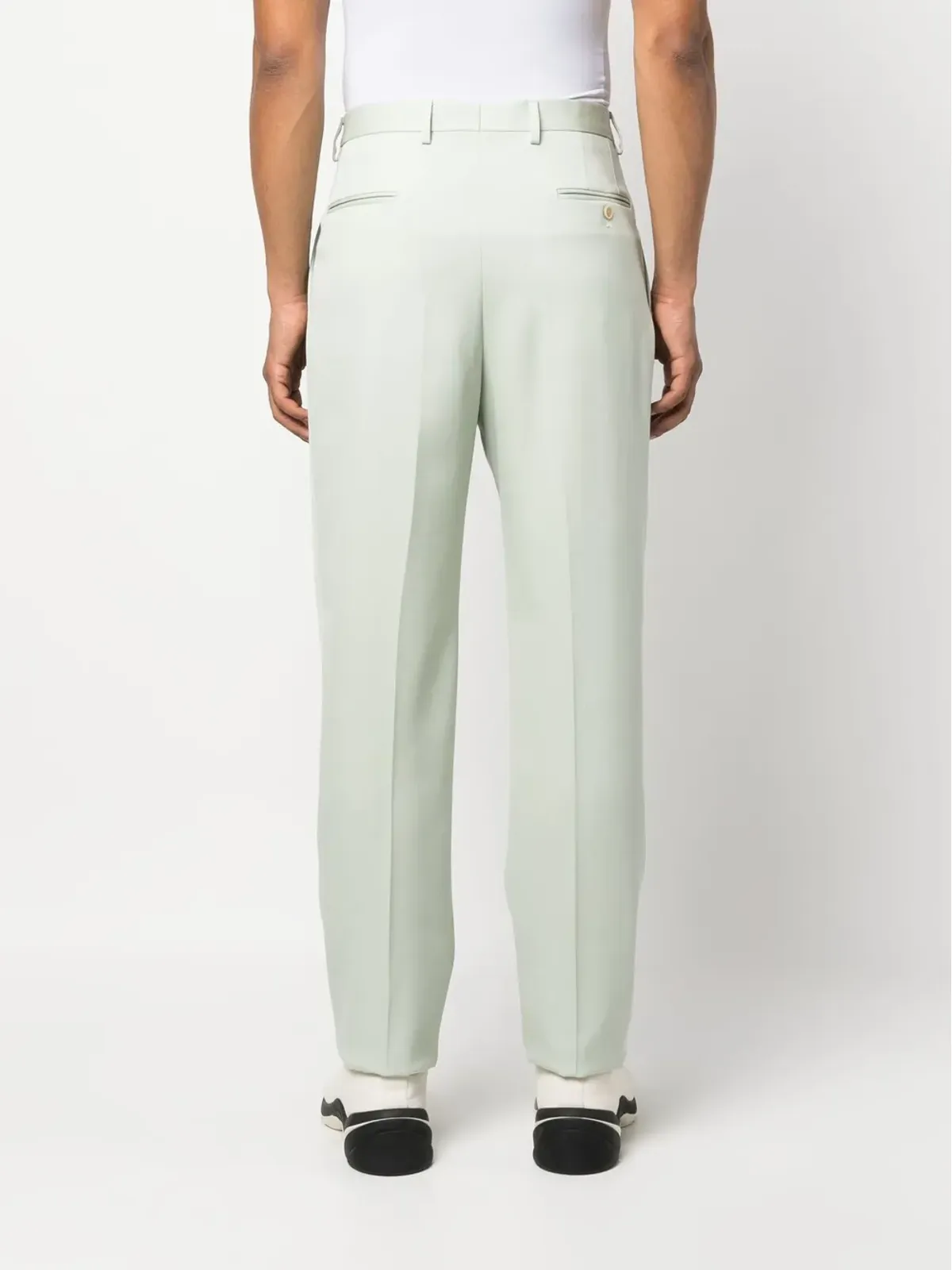 Lanvin プレスドクリース テーラードパンツ - 画像4