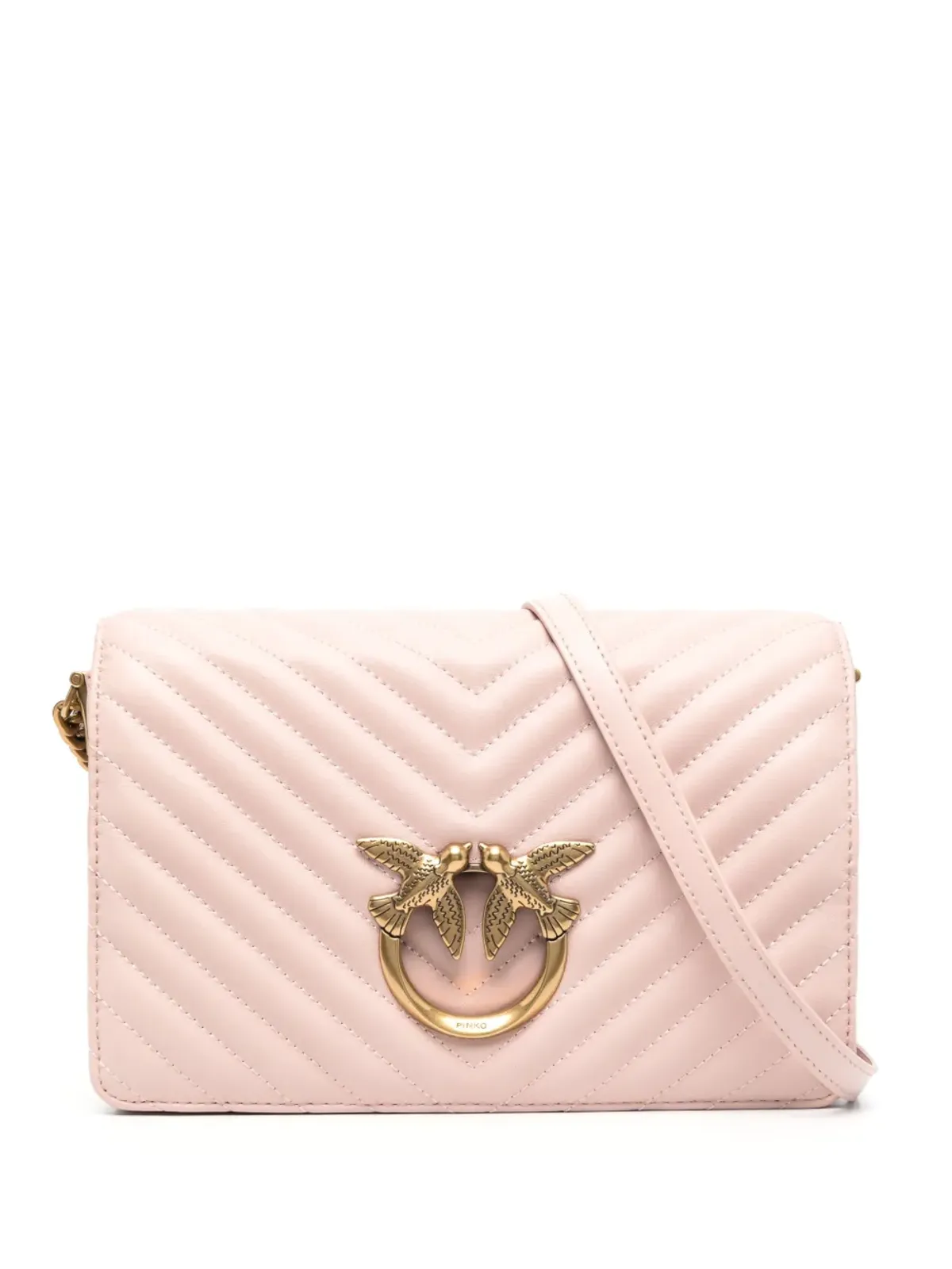 PINKO ラブ キルテッド クロスボディバッグ - 画像1