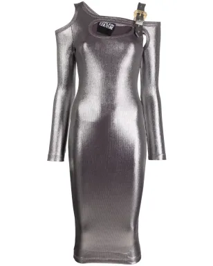 Versace Jeans Couture メタリックカットアウトドレス - サムネイル1
