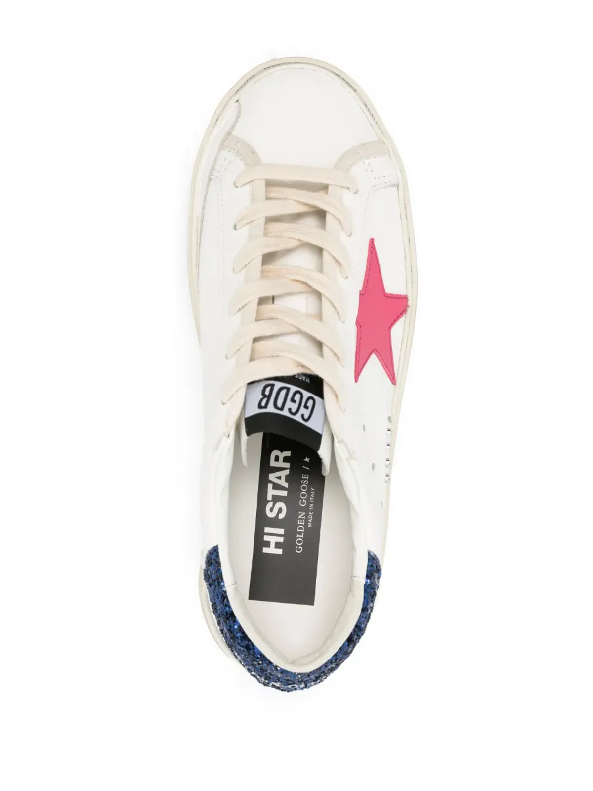 Golden Goose Hi Star プラットフォームスニーカー - 画像4
