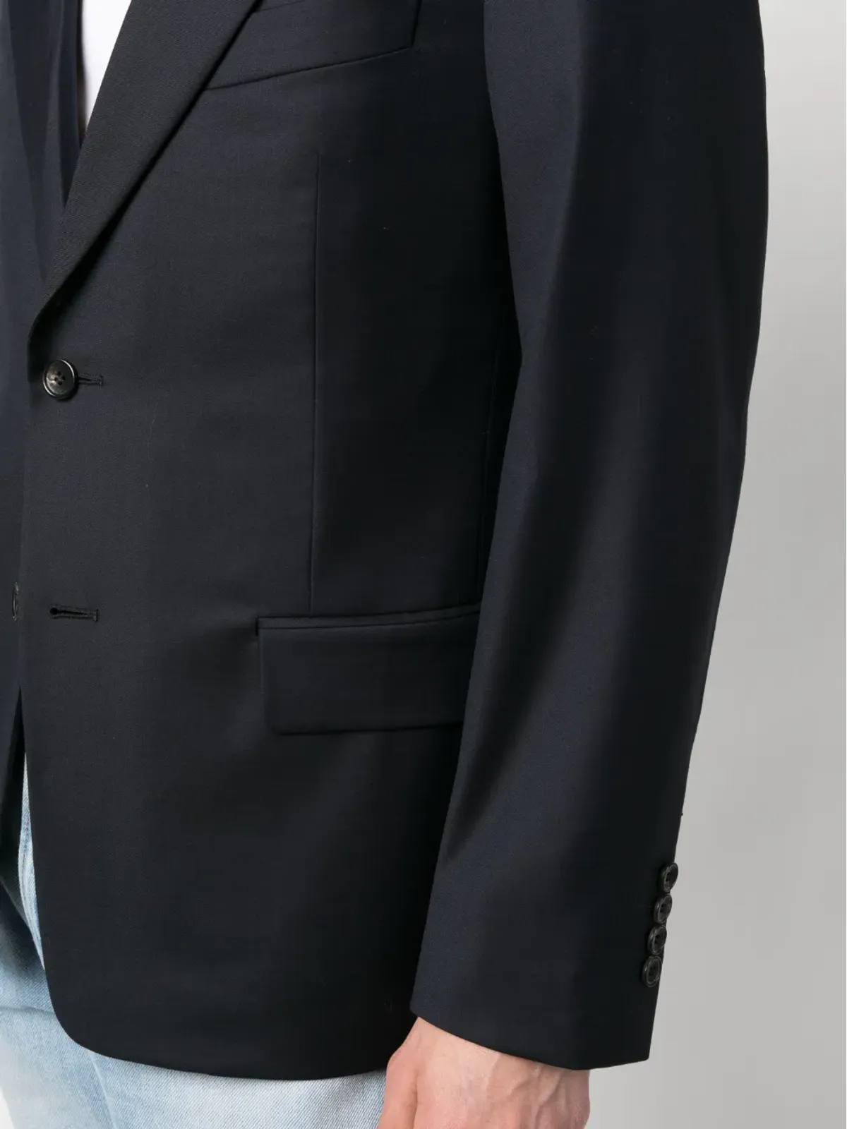 Lanvin シングルブレストボタンファスニングブレザー - 画像5