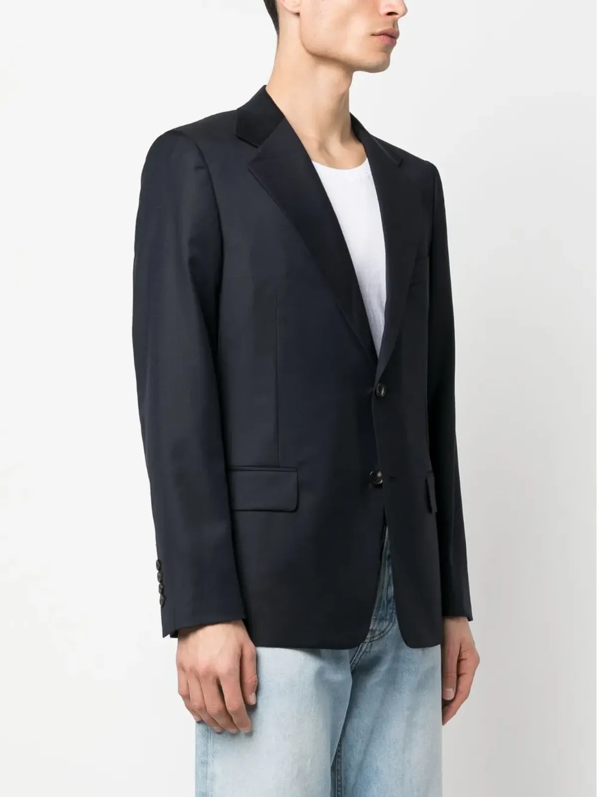 Lanvin シングルブレストボタンファスニングブレザー - 画像3