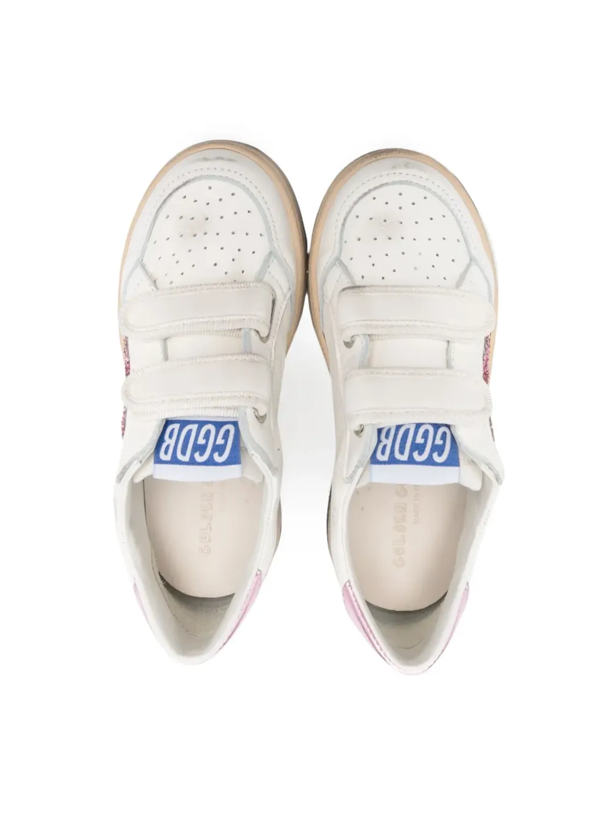 Golden Goose Kids ボールスター・ストラップ グリッターディテール スニーカー - 画像3