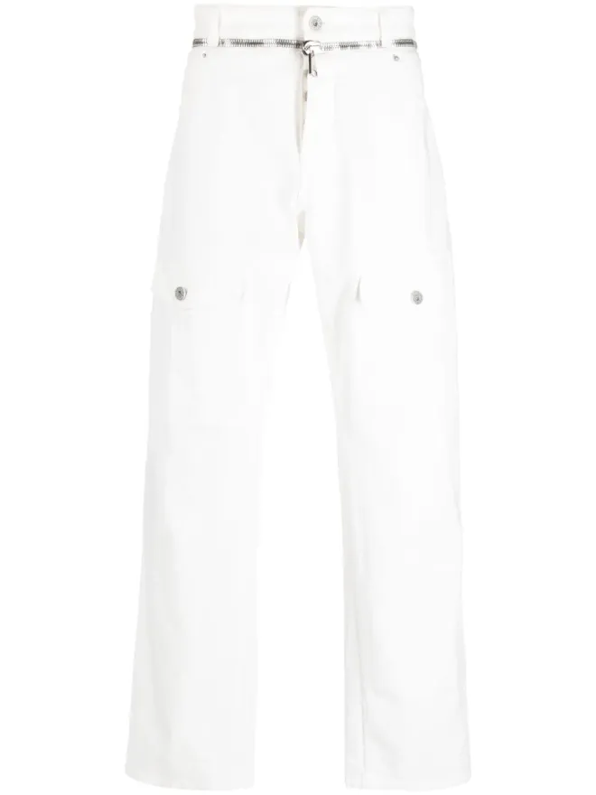 BALMAIN Balmain ジップディテール・ストレートレッグジーンズの商品画像