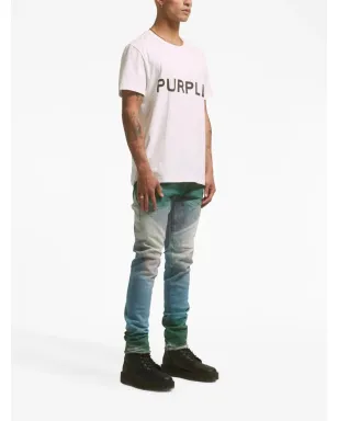 Purple Brand フェードエフェクト ローライズジーンズ - サムネイル3