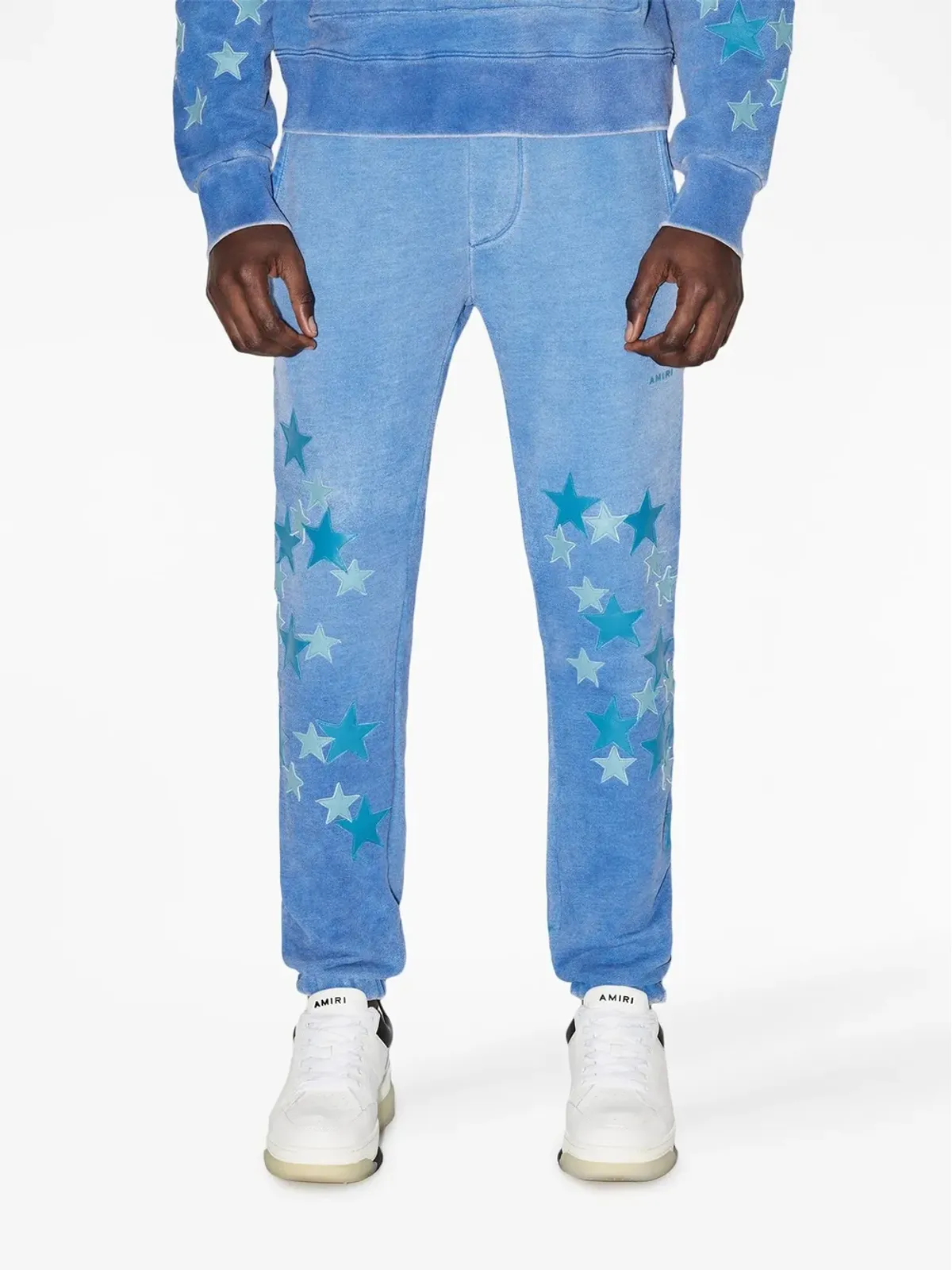AMIRI スター パッチ コットン トラックパンツ - 画像2