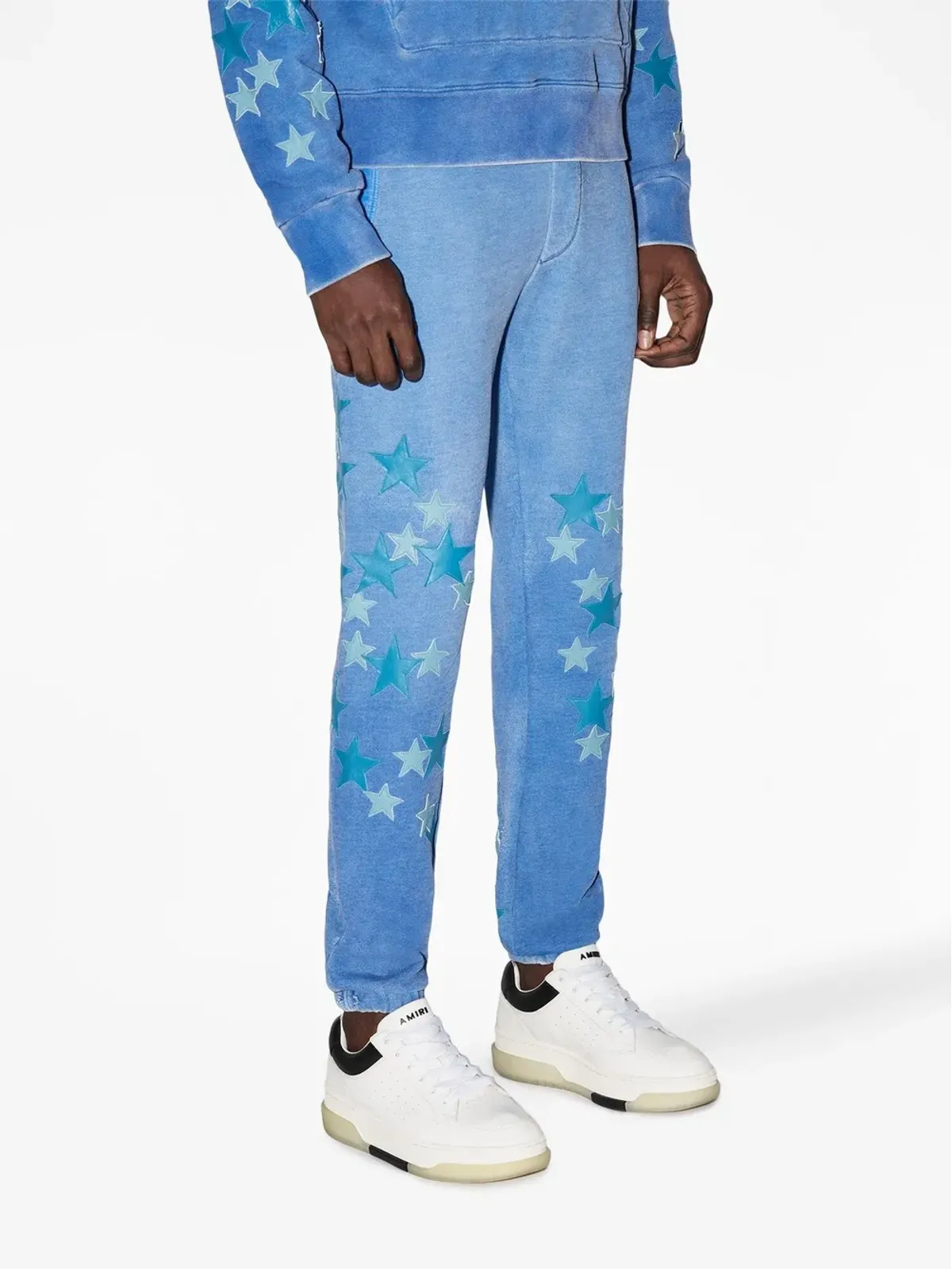 AMIRI スター パッチ コットン トラックパンツ - 画像3