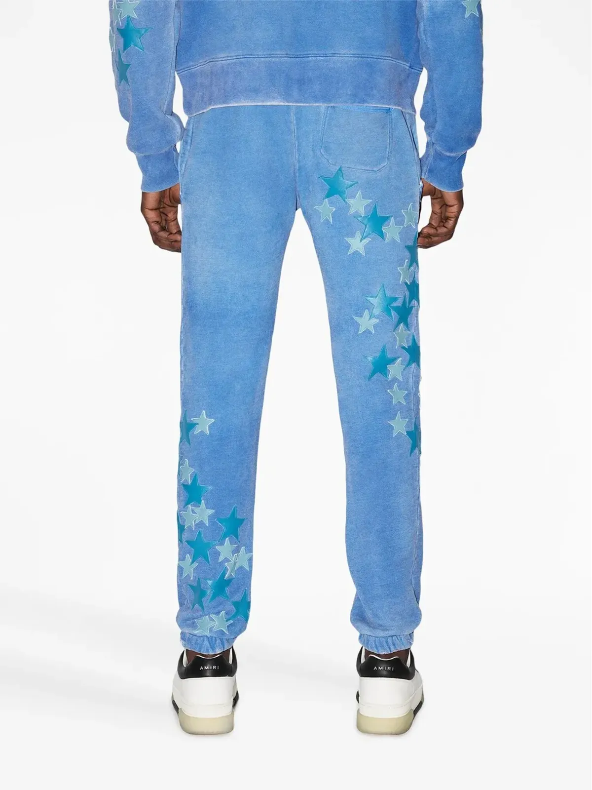 AMIRI スター パッチ コットン トラックパンツ - 画像4