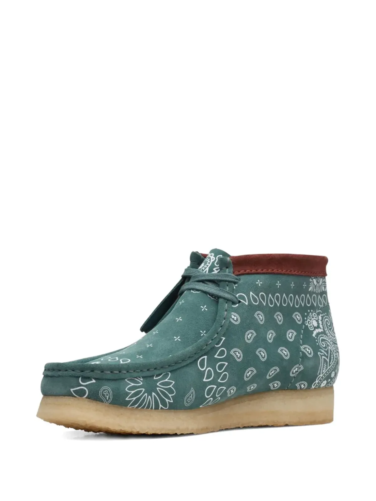 Clarks ウォラビー バンダナプリント デザートブーツ - 画像5