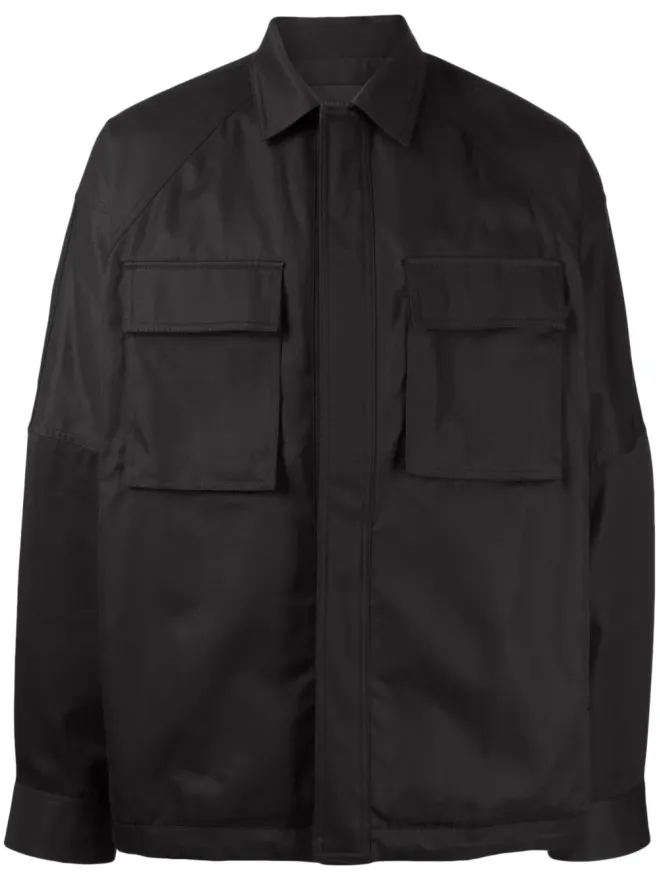 Juun.J Juun.J クラシックカラー隠しボタン式シャツジャケットの商品画像