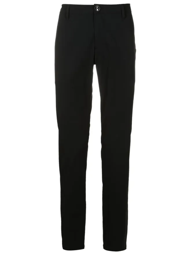 Armani Exchange Armani Exchange ミッドライズ テーパードパンツ - ブラックの商品画像