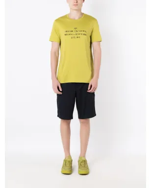 Armani Exchange ミッドライズ チノショーツ - ブルー - サムネイル2