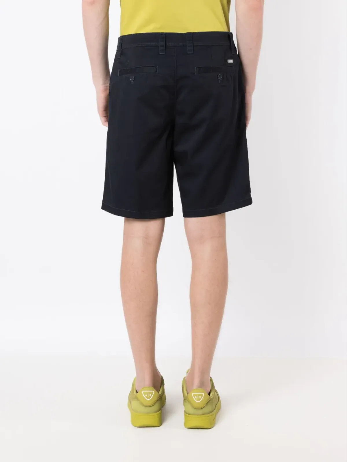 Armani Exchange ミッドライズ チノショーツ - ブルー - 画像4