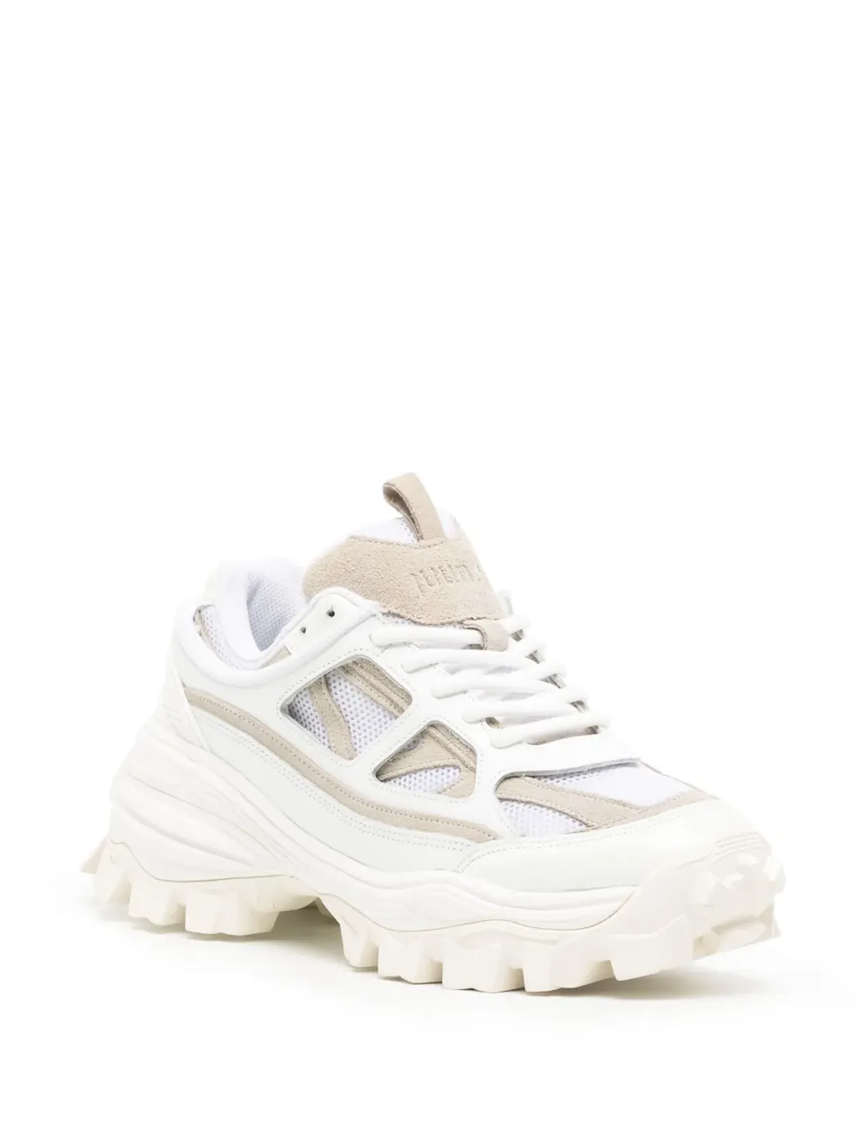 Juun.J レイヤード チャンキー ロー・トップスニーカー - White - 画像2