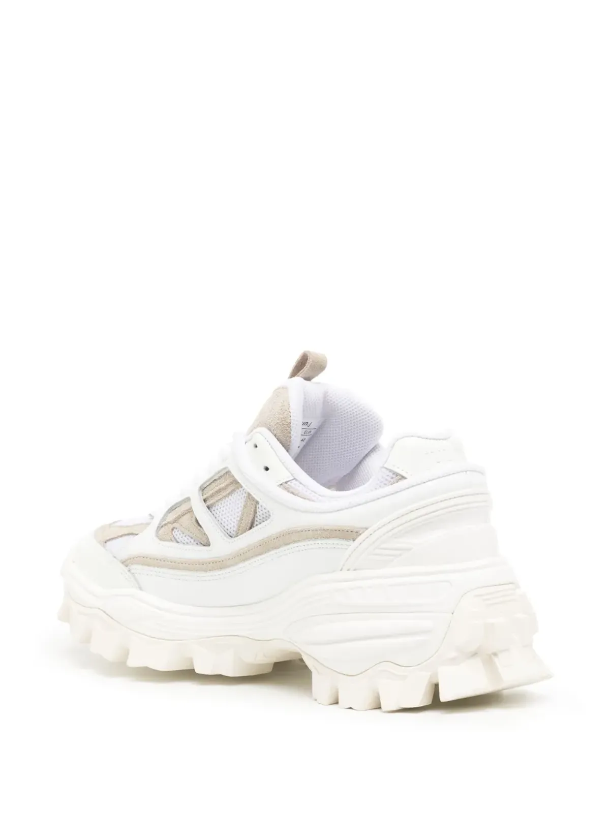 Juun.J レイヤード チャンキー ロー・トップスニーカー - White - 画像3