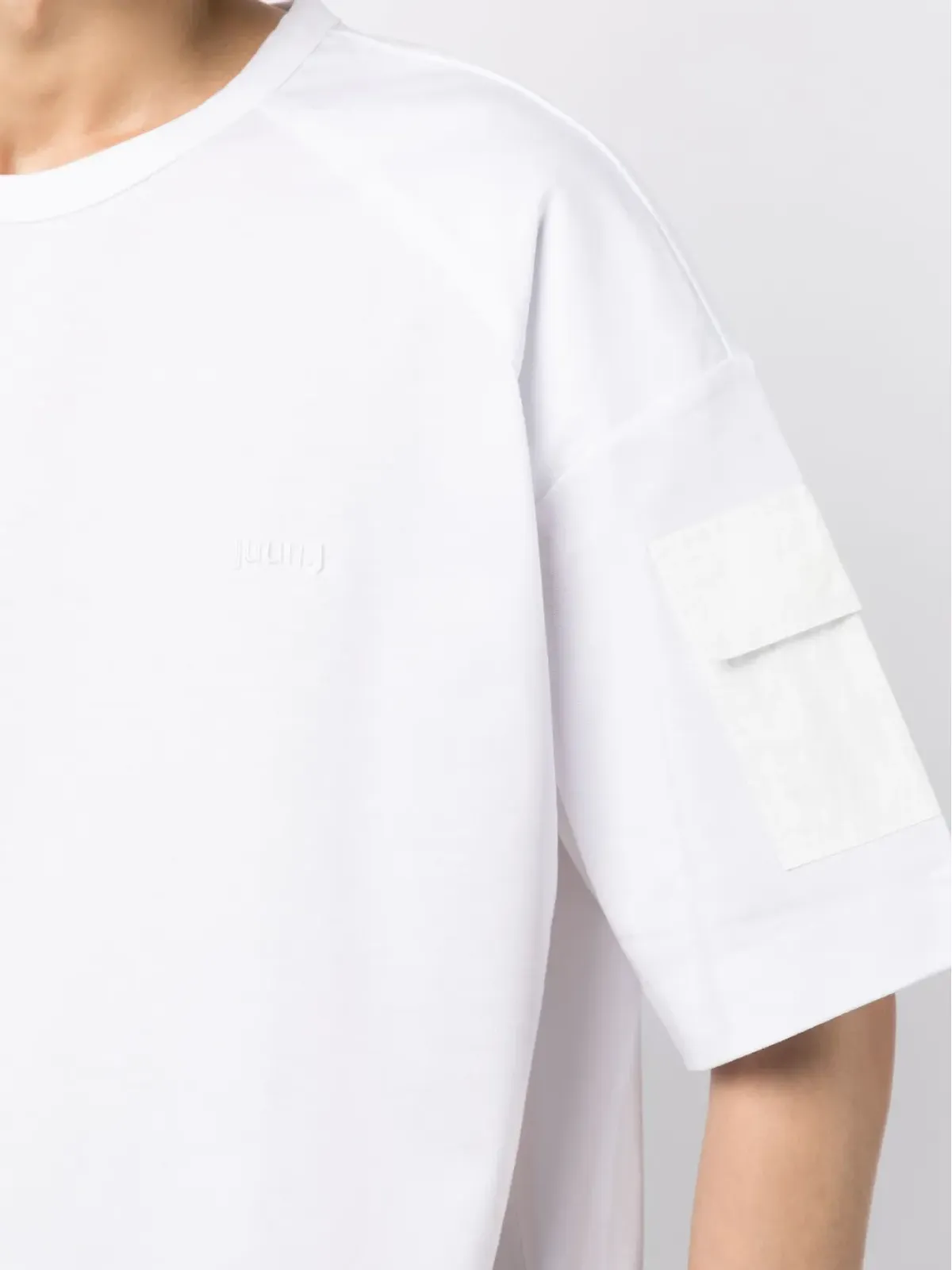 Juun.J 袖口ポケット付き コットンTシャツ - 画像5
