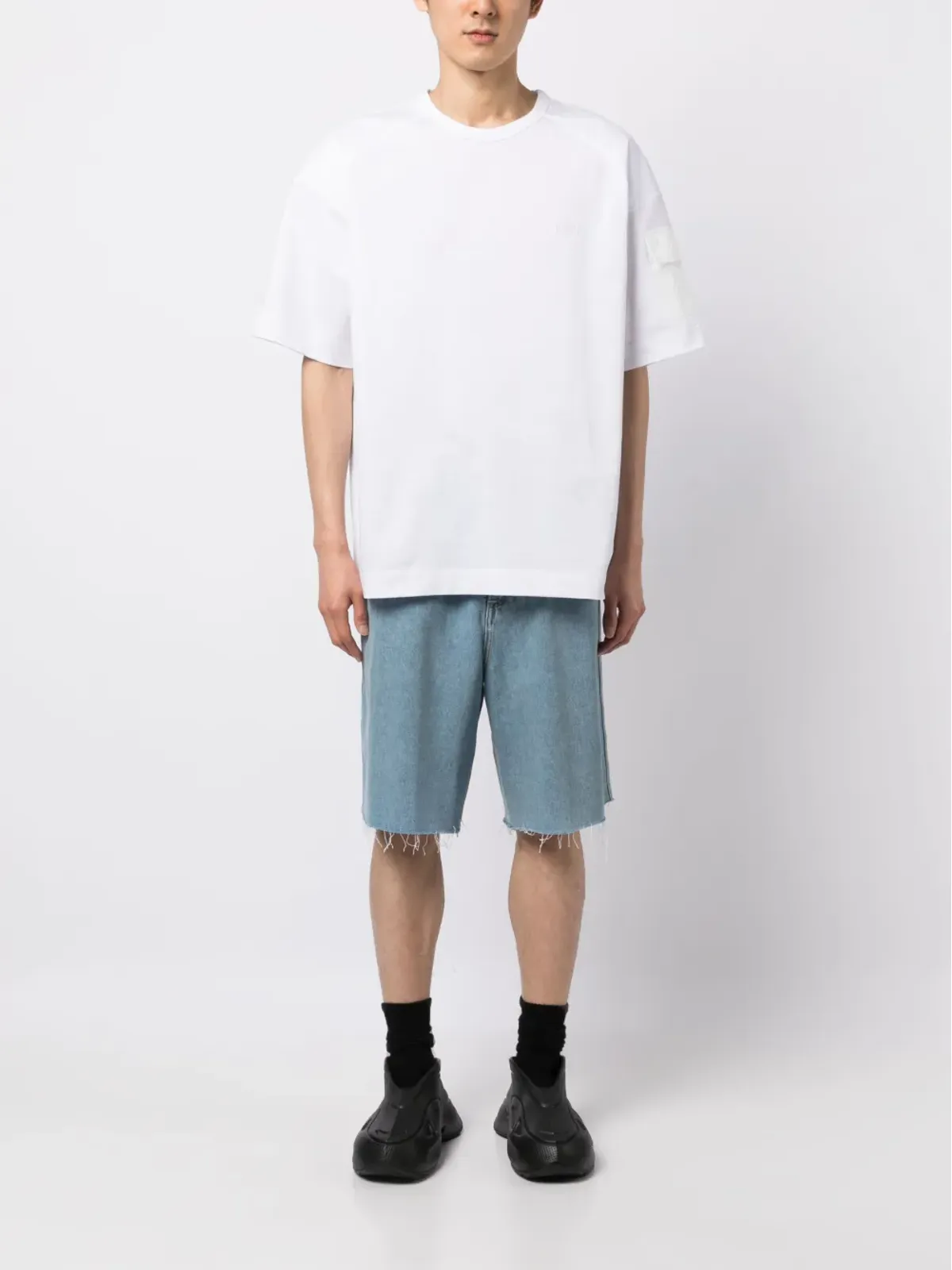 Juun.J 袖口ポケット付き コットンTシャツ - 画像2