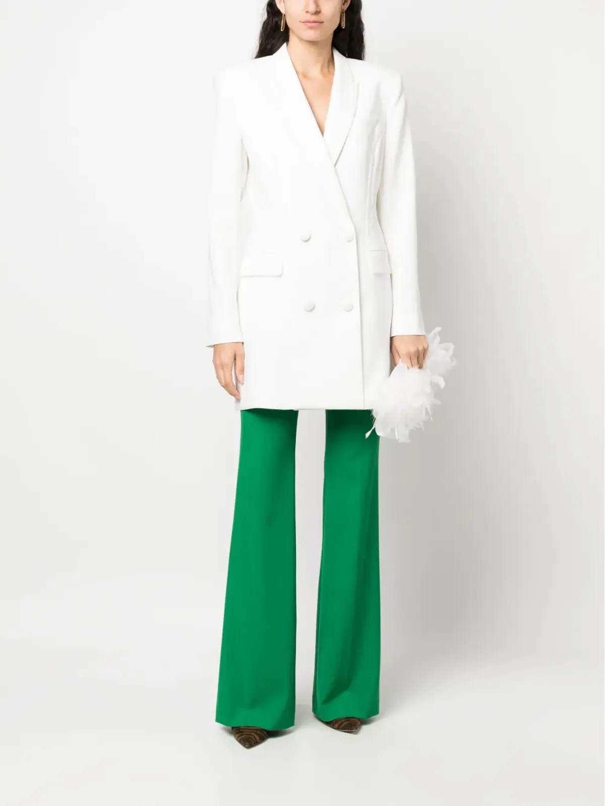 Prabal Gurung ダブルブレストフィットブレザー - 画像2