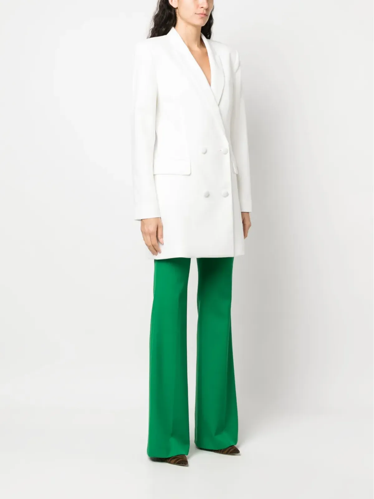 Prabal Gurung ダブルブレストフィットブレザー - 画像3