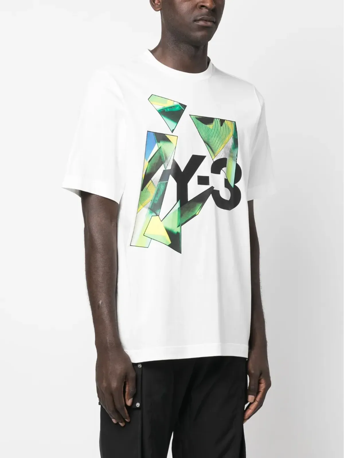 Y-3 ロゴプリント グラフィック Tシャツ - 画像3