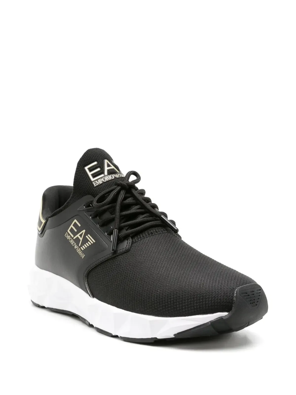 Ea7 Emporio Armani ロゴプリント メッシュスニーカー - 画像2