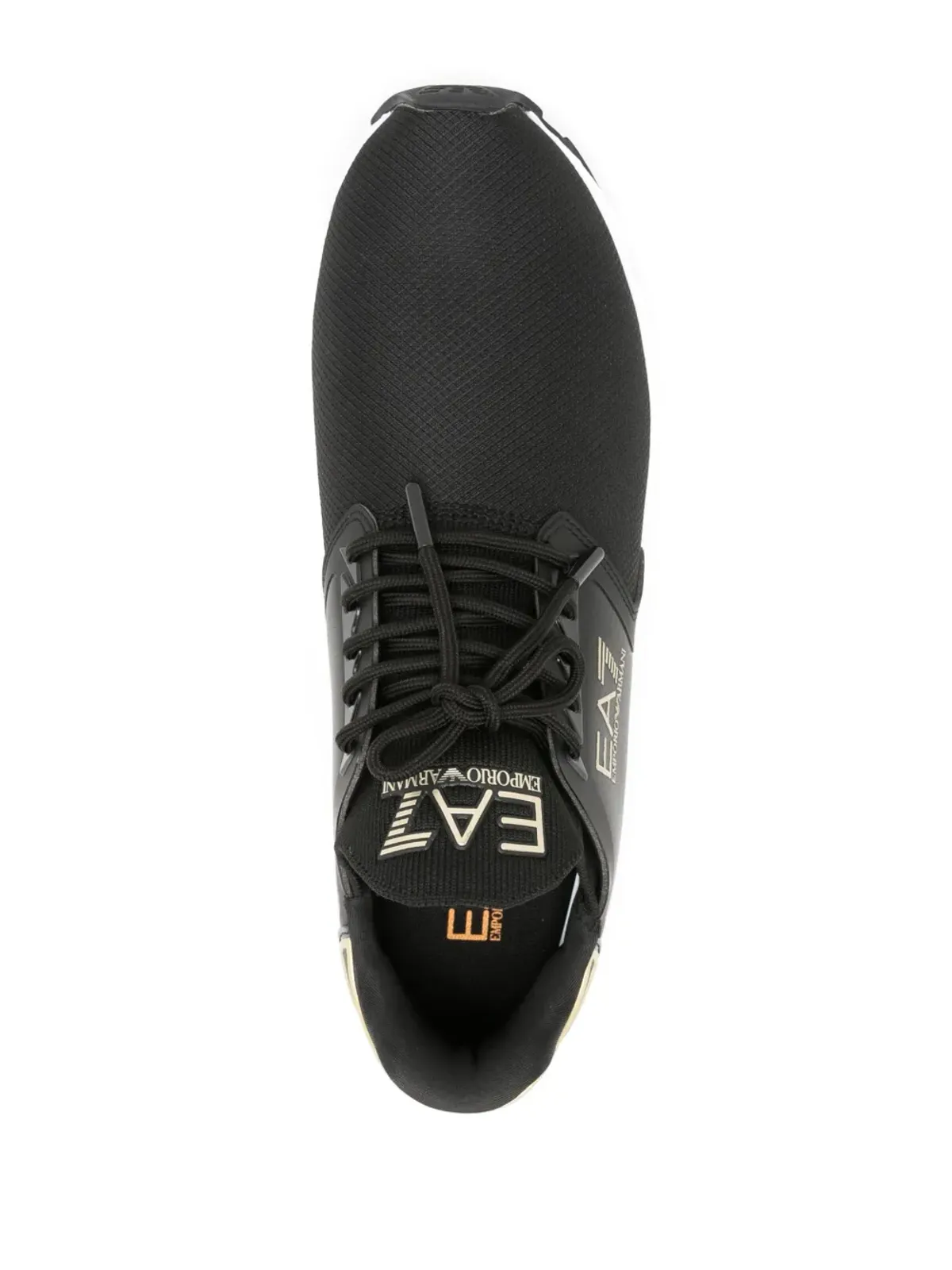 Ea7 Emporio Armani ロゴプリント メッシュスニーカー - 画像4