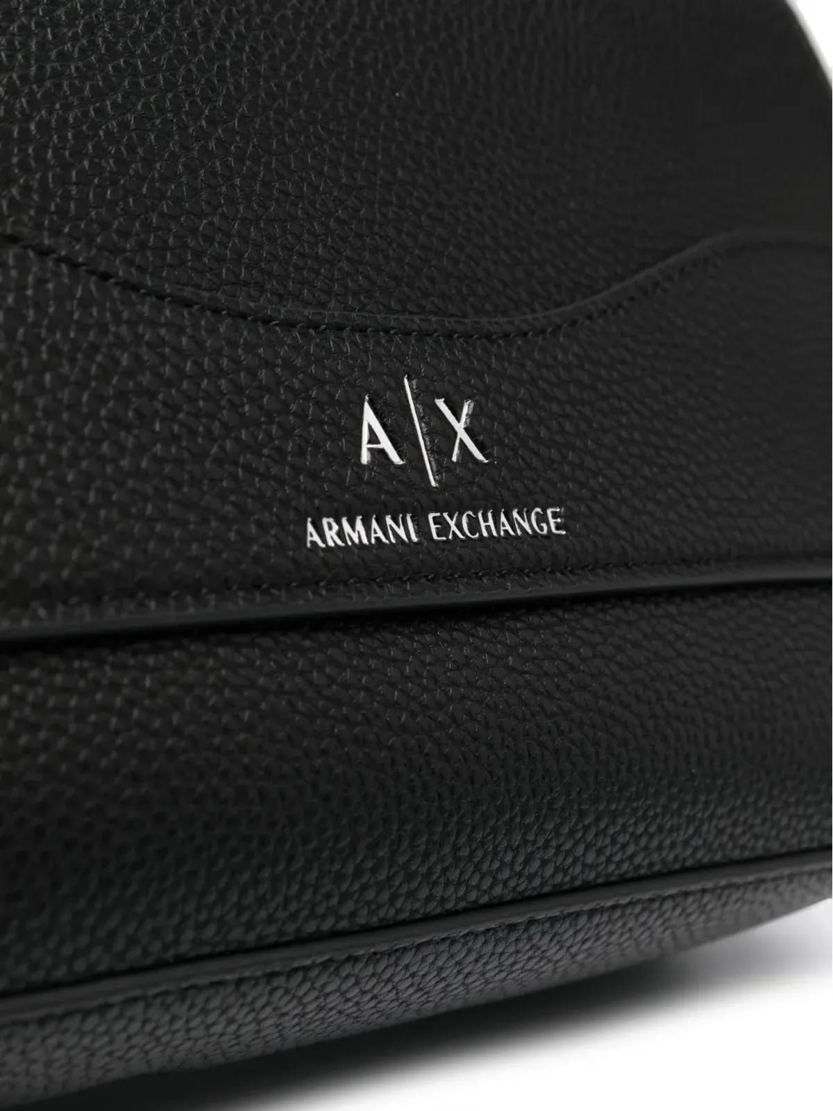 Armani Exchange ロゴプリント レザー クロスボディバッグ - 画像4