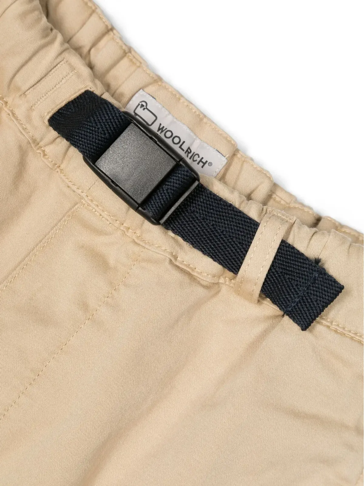Woolrich Kids ベルト付きストレートレッグトラウザー - 画像3
