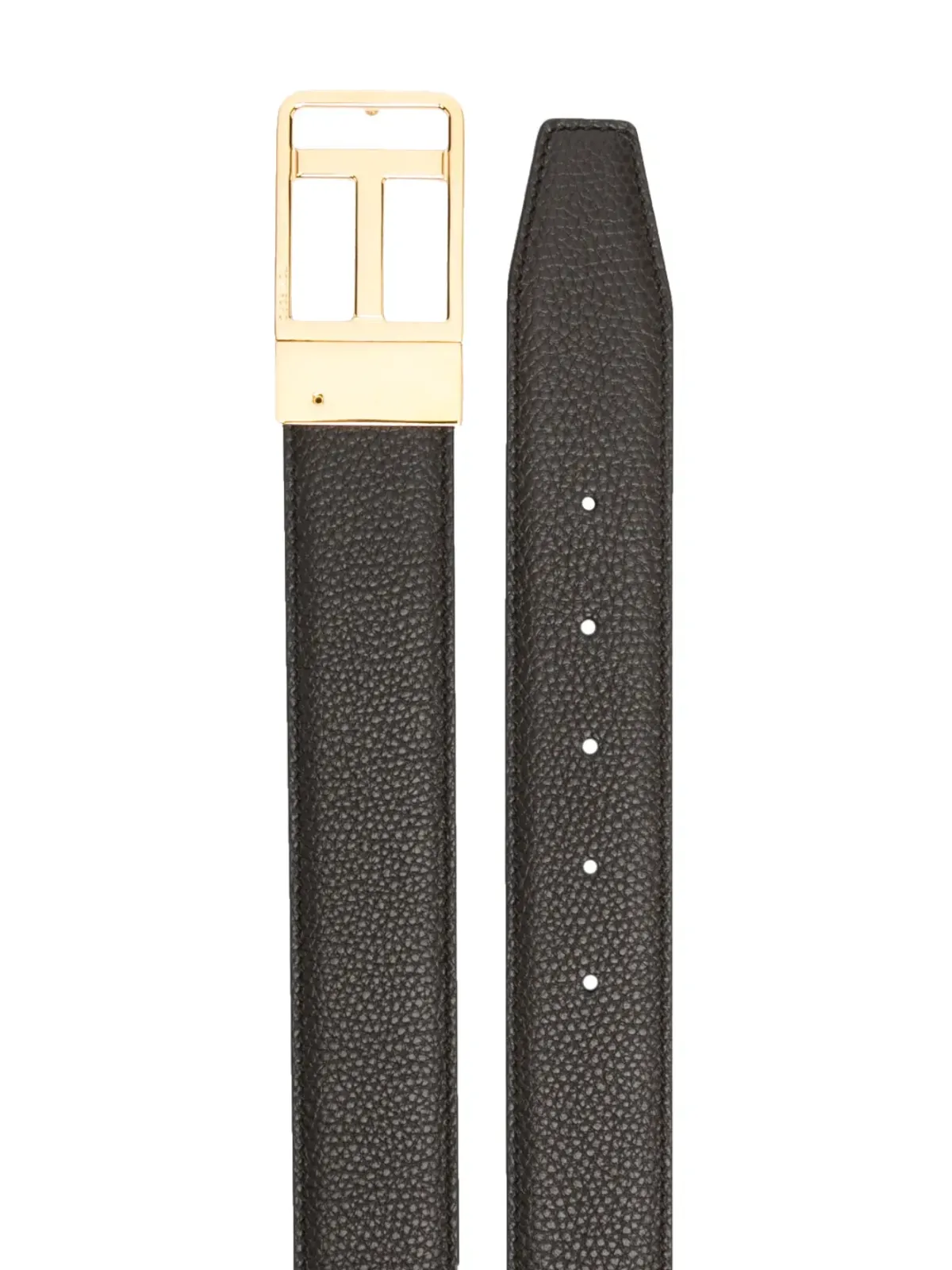 TOM FORD レザーバックルベルト - 画像2