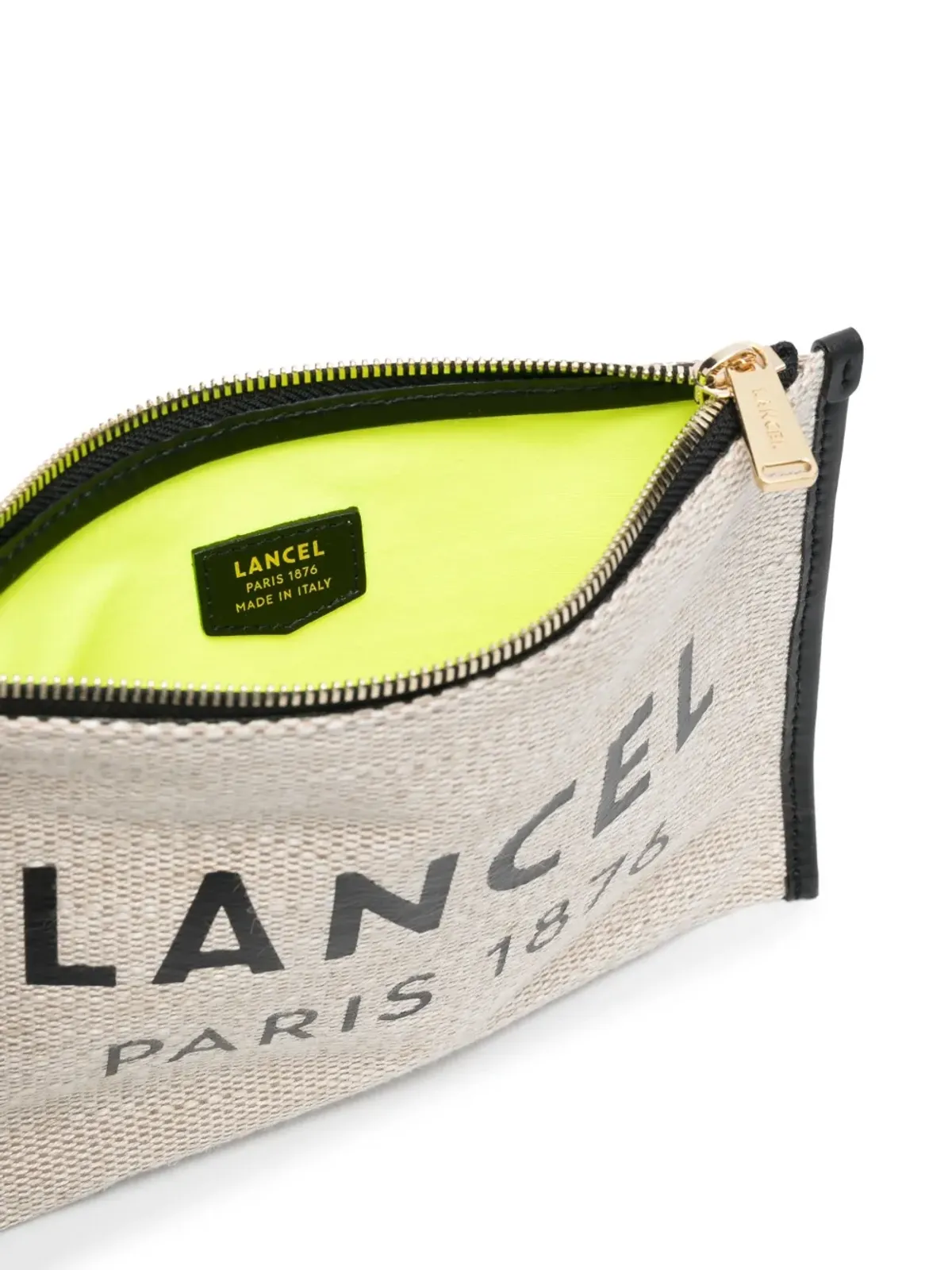 Lancel ロゴプリントクラッチバッグ - 画像5
