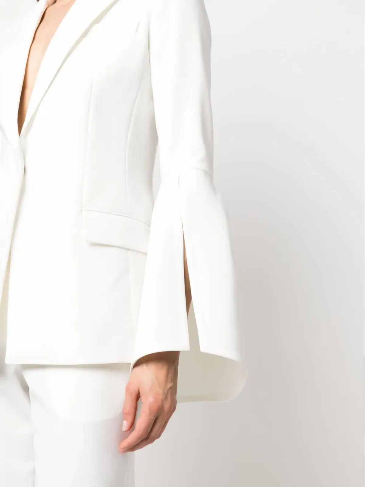 Prabal Gurung スリットスリーブ・シングルブレストブレザー - 画像5