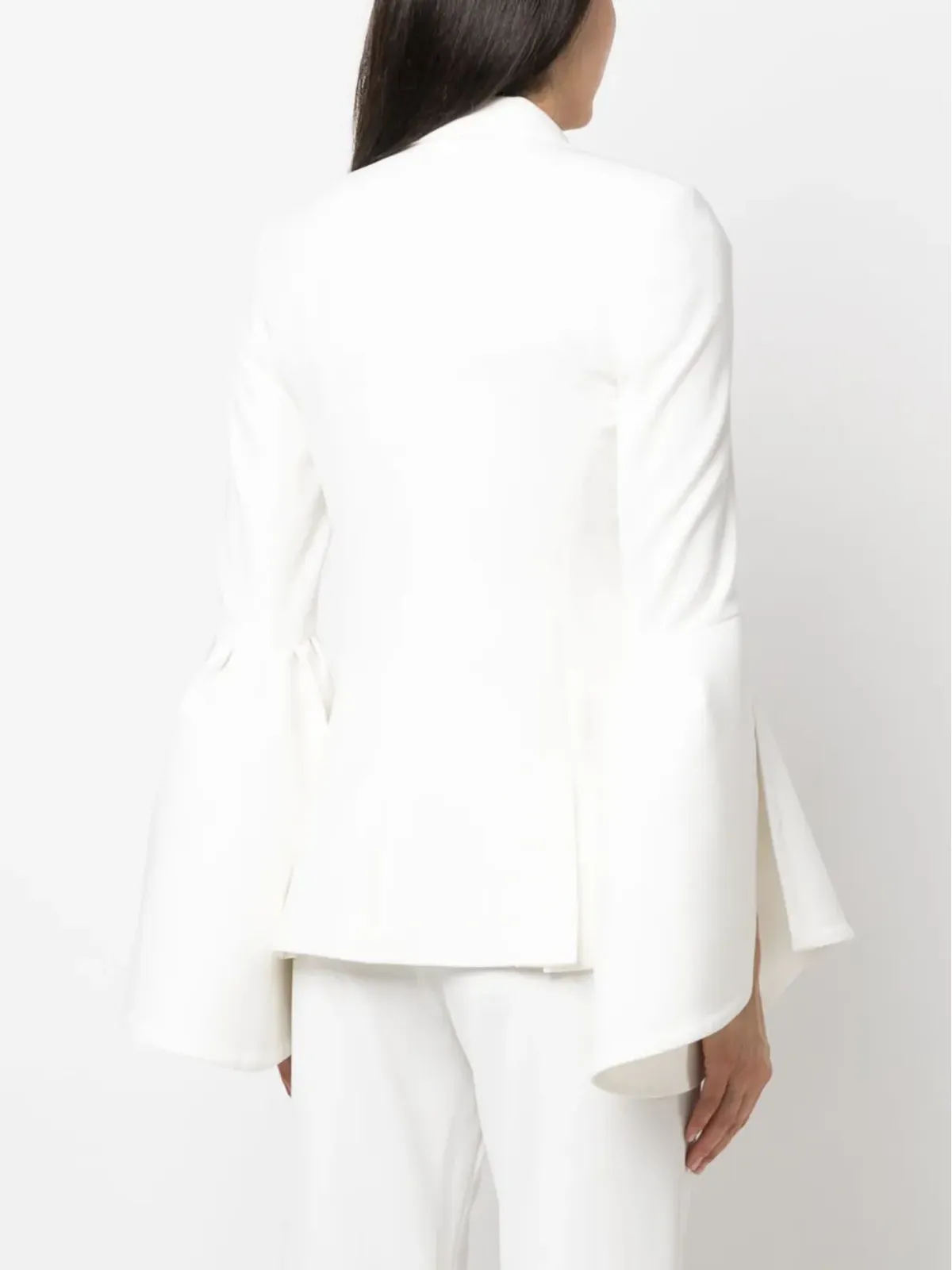 Prabal Gurung スリットスリーブ・シングルブレストブレザー - 画像4