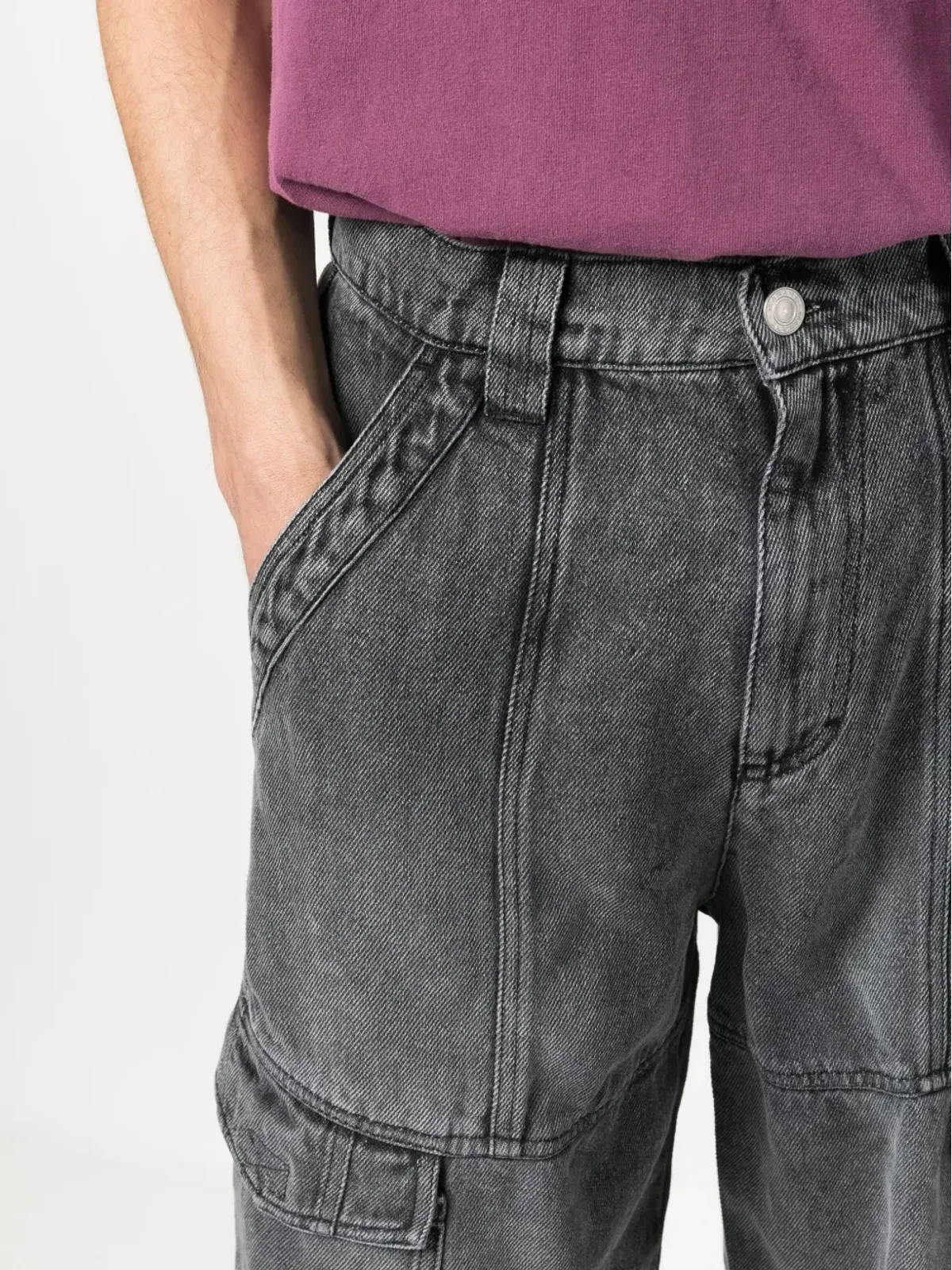 MARANT タイミー カーゴショーツ グレー - 画像5