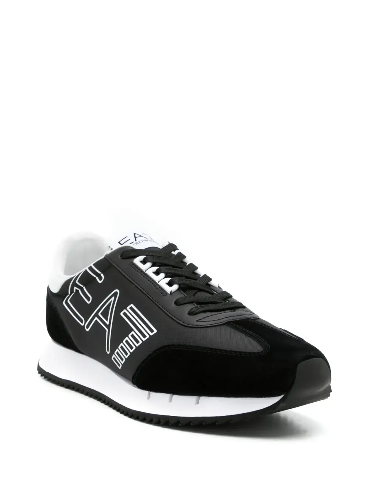 Ea7 Emporio Armani ロゴプリント パネルドスニーカー - 画像2