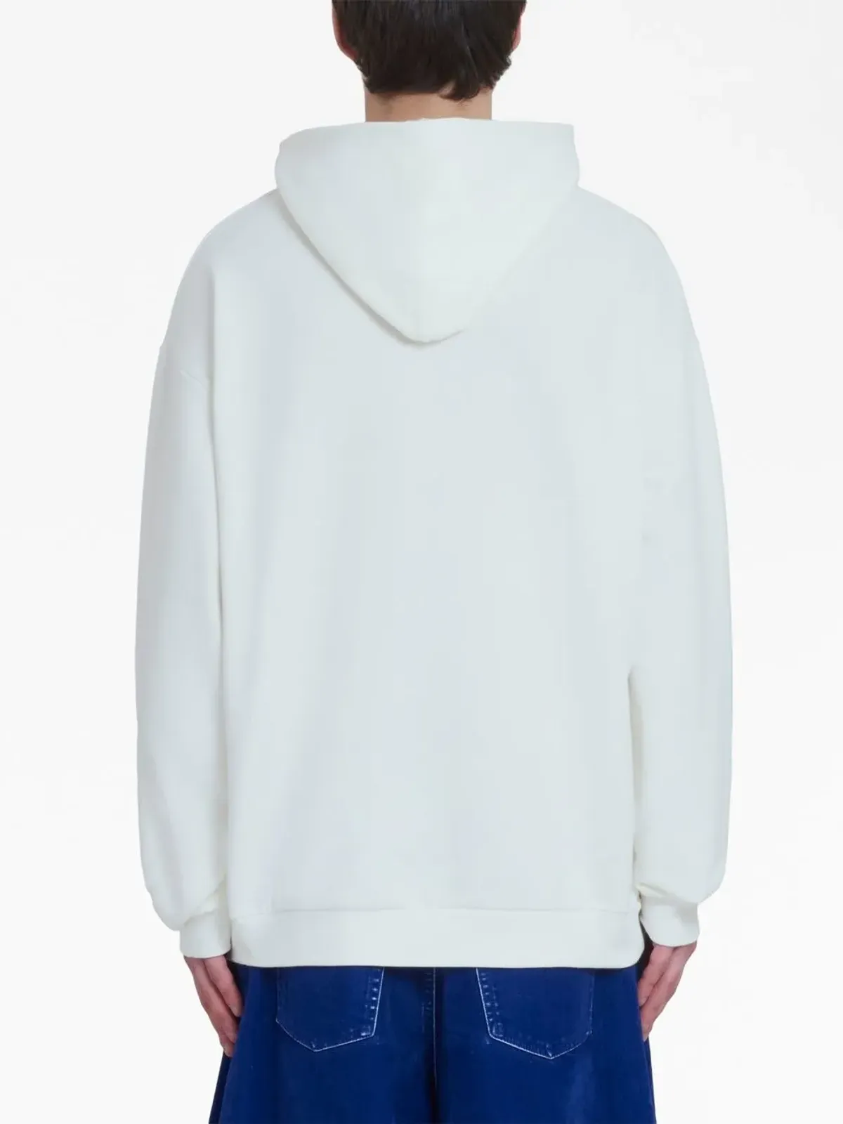 Marni ペインタリーロゴプリント コットン フーディー - White - 画像4