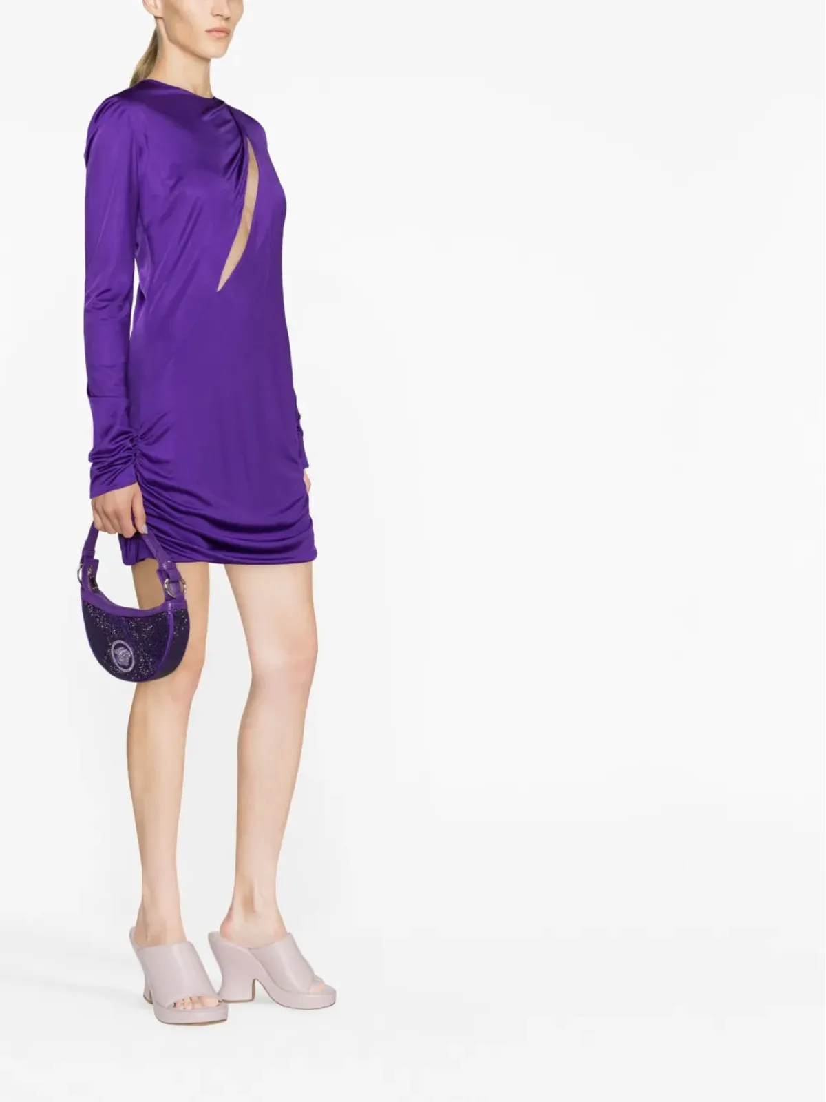Versace カットアウトミニドレス - 画像2