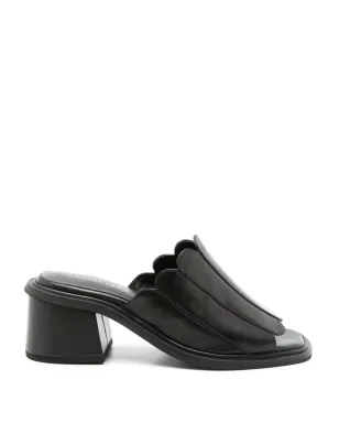 Studio Chofakian Studio 125 scalloped-edge sandals - Black - サムネイル1