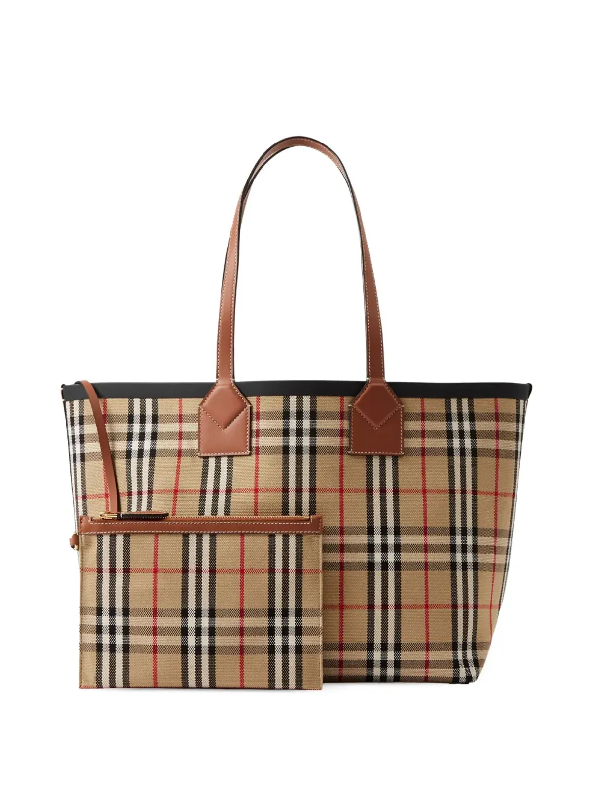 Burberry ロンドンチェック柄トートバッグ - 画像5