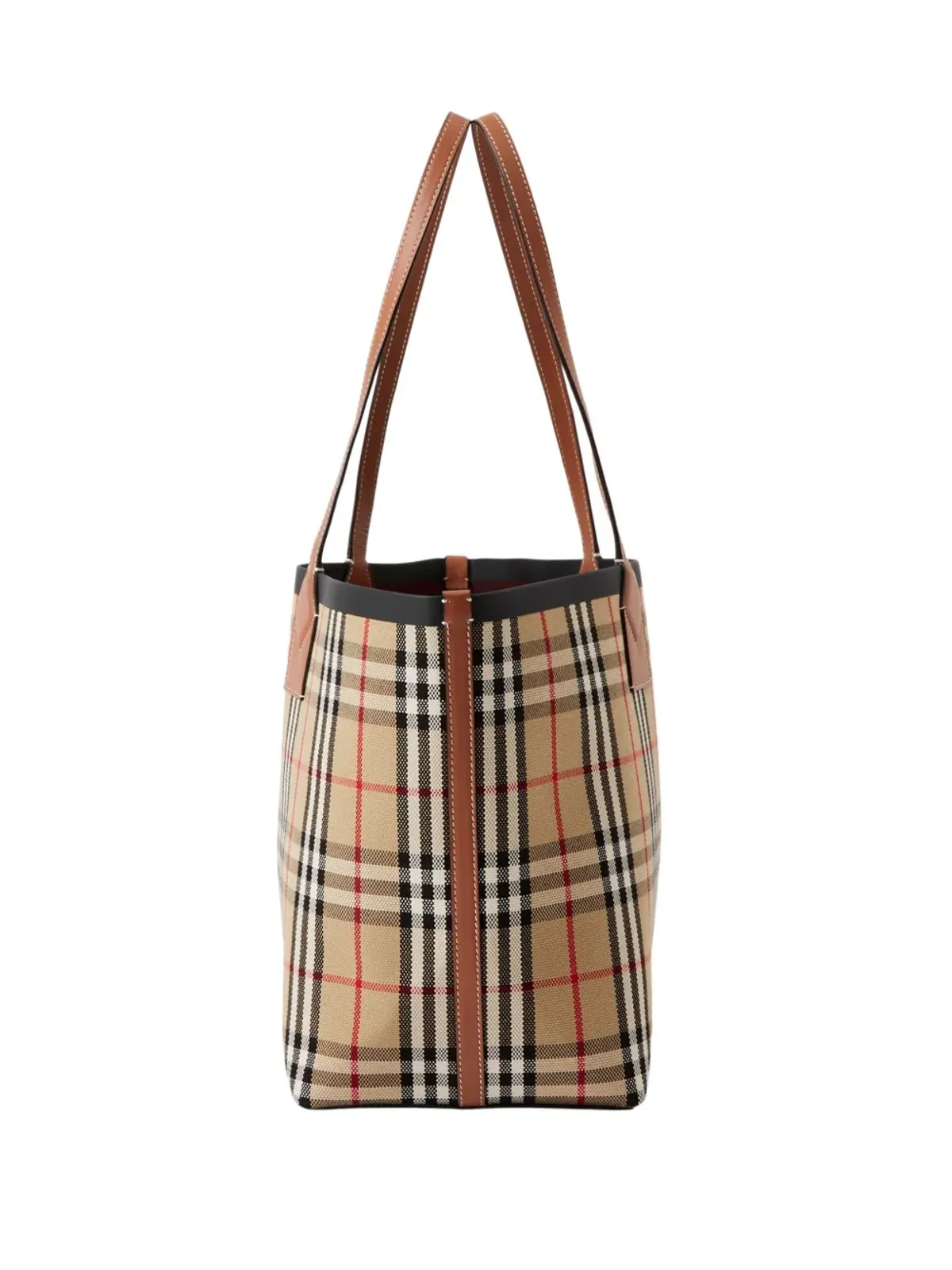 Burberry ロンドンチェック柄トートバッグ - 画像3