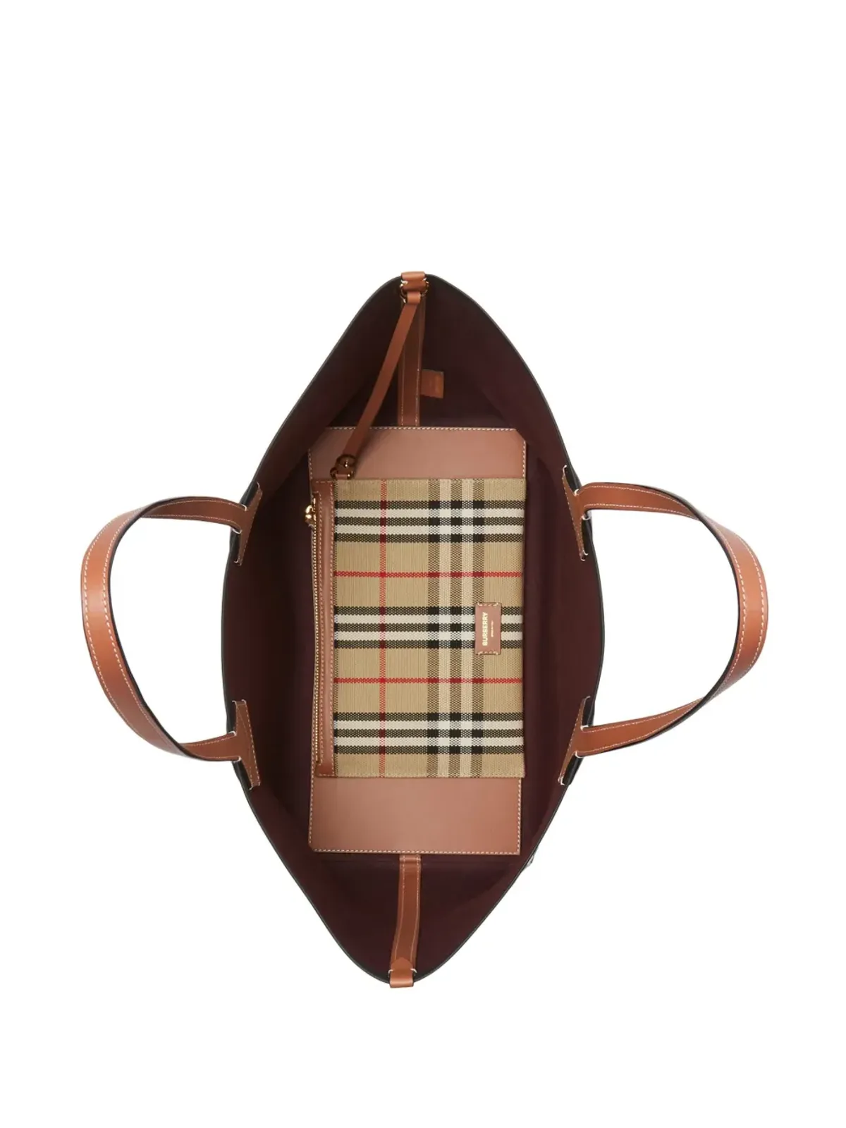 Burberry ロンドンチェック柄トートバッグ - 画像4