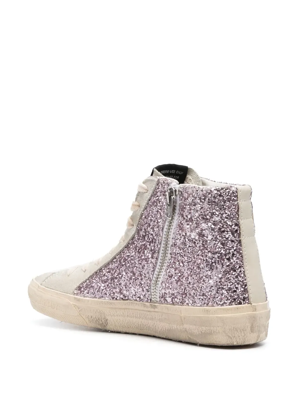 Golden Goose Slide glitter-detail sneakers - Pink - 画像3