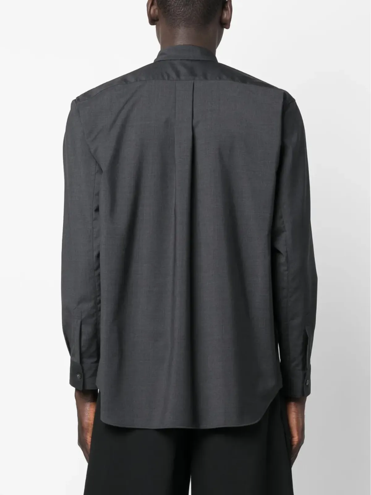 Comme Des Garçons Shirt 長袖ウールシャツ - 画像4