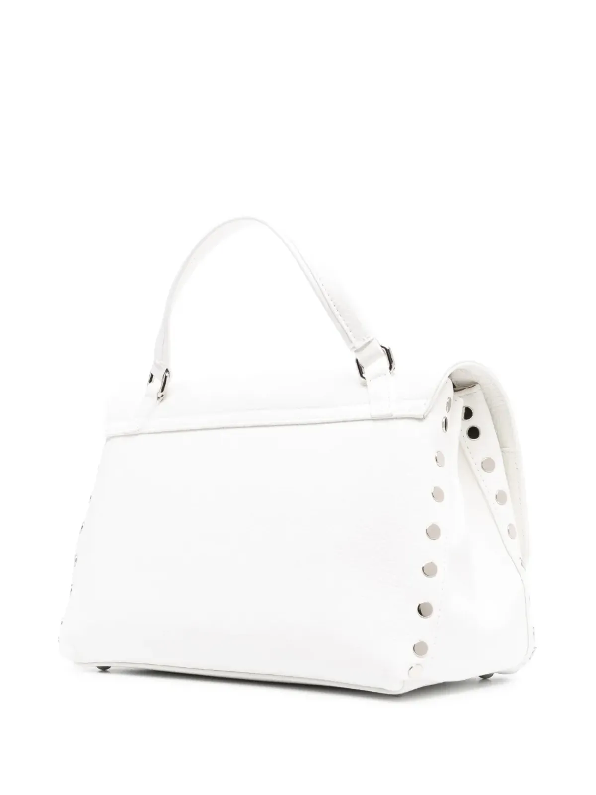 Zanellato スタッドディテール レザーバッグ - White - 画像4