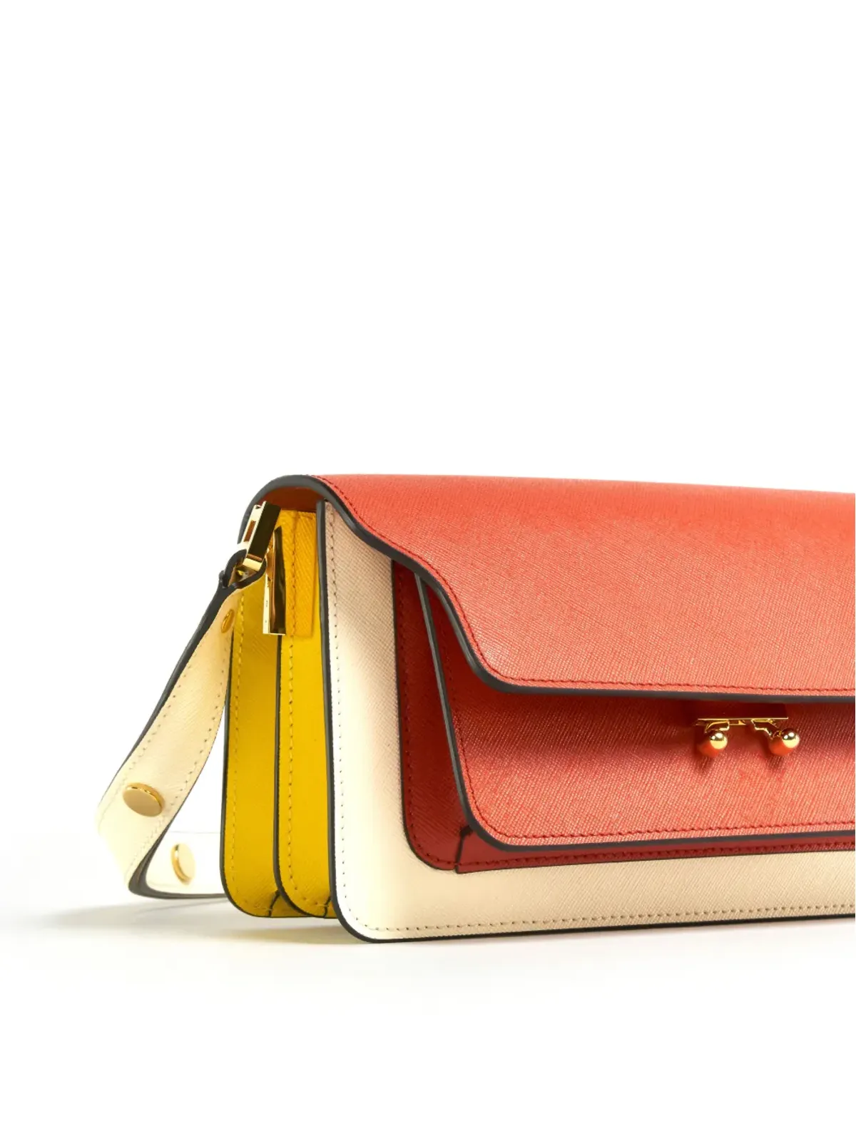 Marni トランク レザー ショルダーバッグ - 画像5