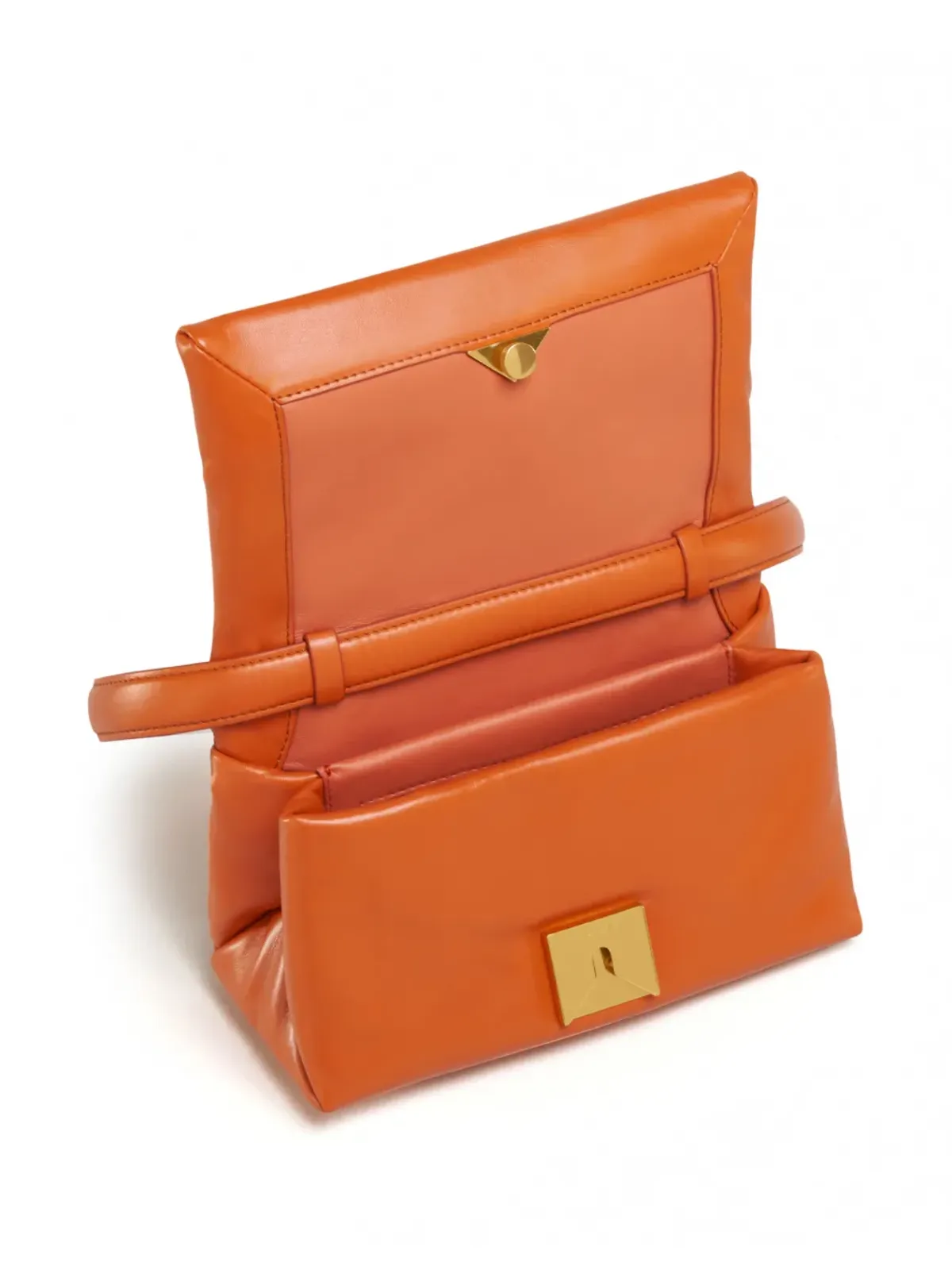 Marni Prisma レザー ショルダーバッグ - 画像4