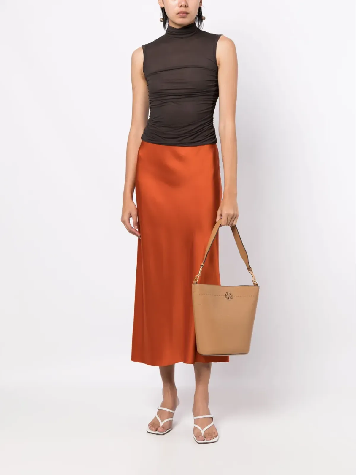 Tory Burch McGraw ロゴ バケットバッグ - 画像2